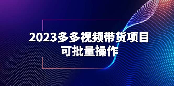 2023多多视频带货项目，可批量操作【保姆级教学】-博学库