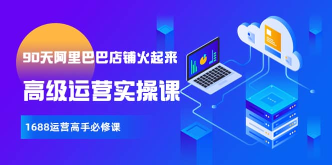 【90天阿里巴巴店铺火起来】高级运营实操课，1688运营高手必修课-博学库