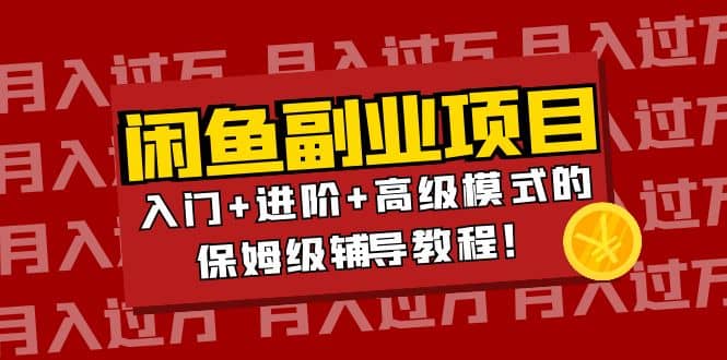 月入过万闲鱼副业项目：入门+进阶+高级模式的保姆级辅导教程-博学库