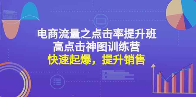 电商流量之点击率提升班+高点击神图训练营：快速起爆，提升销售-博学库