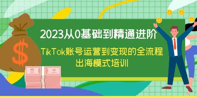 2023从0基础到精通进阶，TikTok账号运营到变现的全流程出海模式培训-博学库