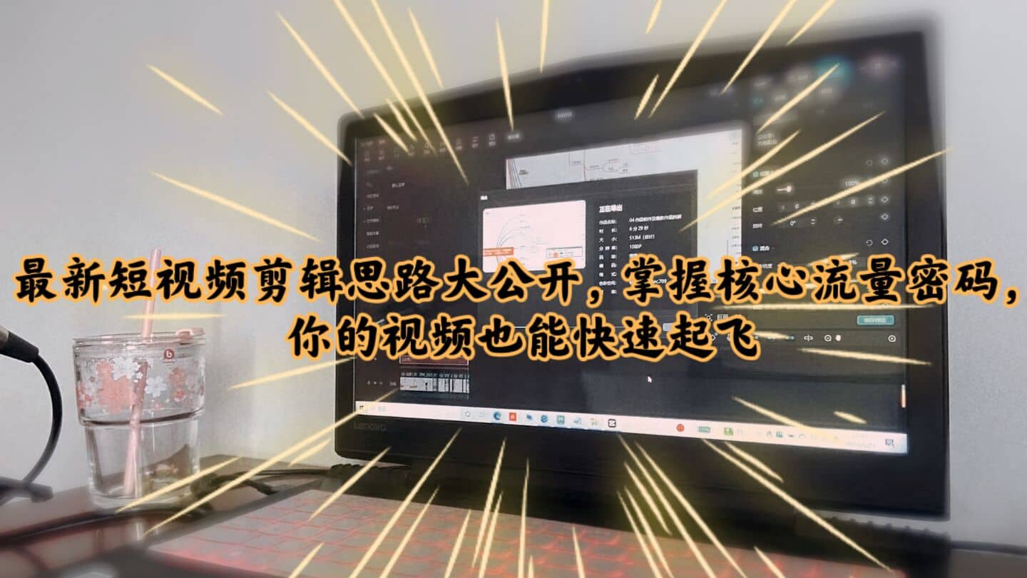 最新短视频剪辑思路大公开，掌握核心流量密码，你的视频也能快速起飞-博学库
