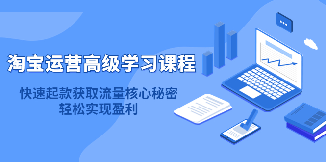 淘宝运营高级学习课程：快速获取流量核心秘密，轻松实现盈利！-博学库