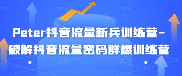 Peter抖音流量新兵训练营-破解抖音流量密码群爆训练营（新兵）-博学库