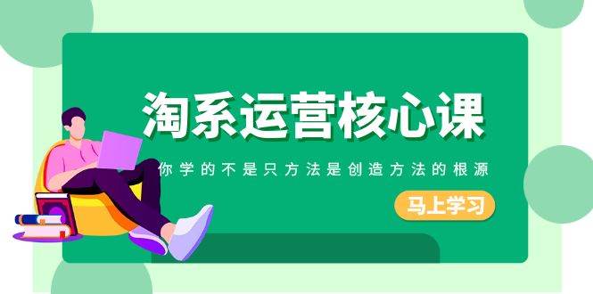 淘系-运营核心课，你学的不是只方法是创造方法的根源（190节课）-博学库