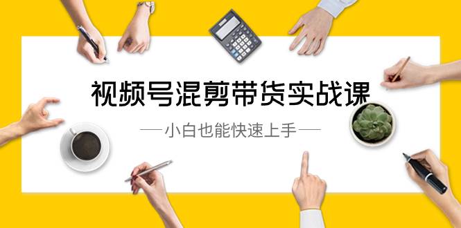视频号-混剪带货实战课，小白也能快速上手（10节课）-博学库