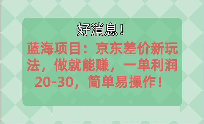 越早知道越能赚到钱的蓝海项目：京东大平台操作，一单利润20-30，简单…-博学库